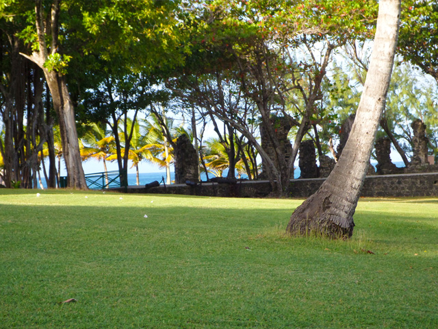 Pigeon Island landscape in Saint Lucia